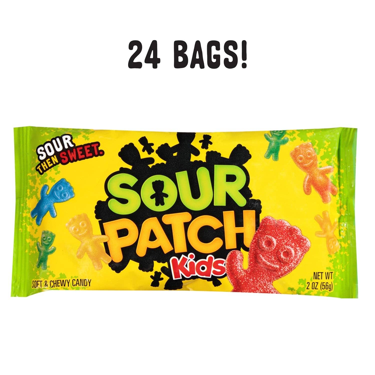 Snacky Candy - Wholesale Gummy - Sour Patch Kids 2 oz 24 stuks4