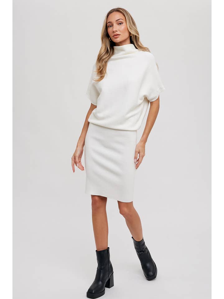 Bluivy - Wholesale Dress - Women's - SLOUCH NECK DOLMAN MIDI DRESS22