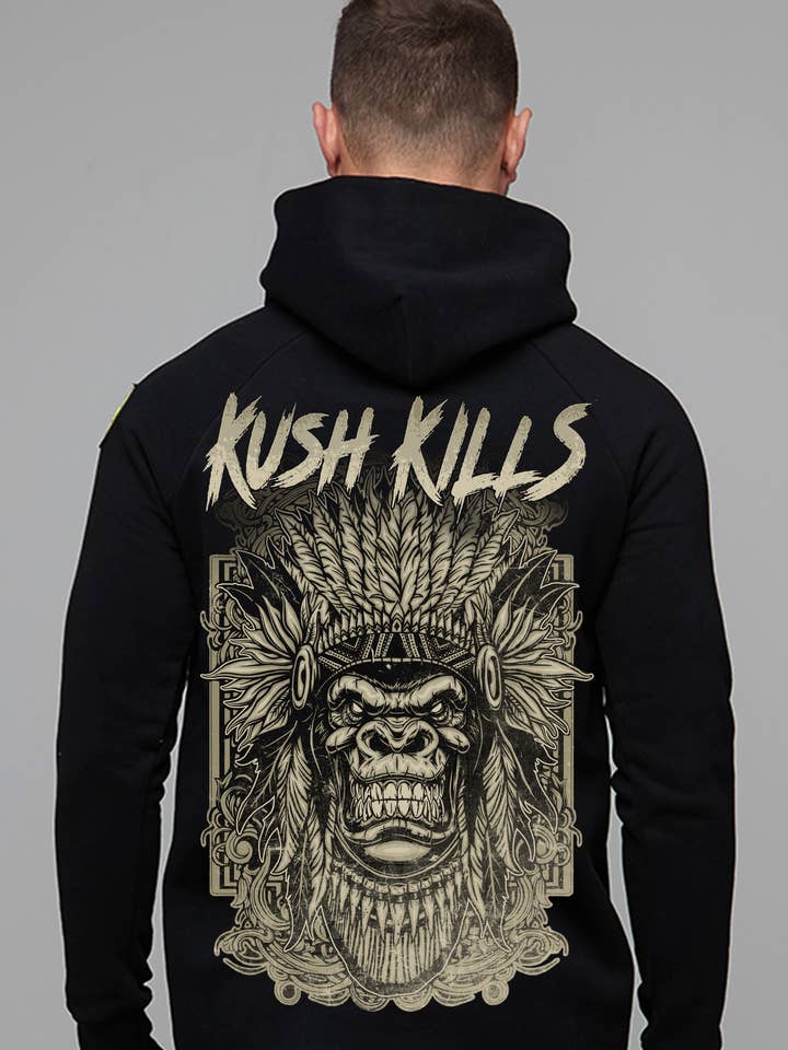 Kush Kills Clothing - Wholesale Hoodie - Men's - 24 piece zip hoodies bundle