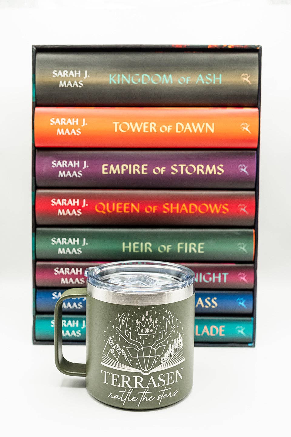 zoo&roo - Wholesale Insulated Mug/Tumbler - Terrasen engraved mug | Throne of Glass officially licensed5
