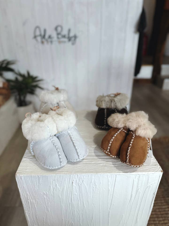 Ada Baby - Wholesale Booties - Baby - Baby Sheepskin Boots