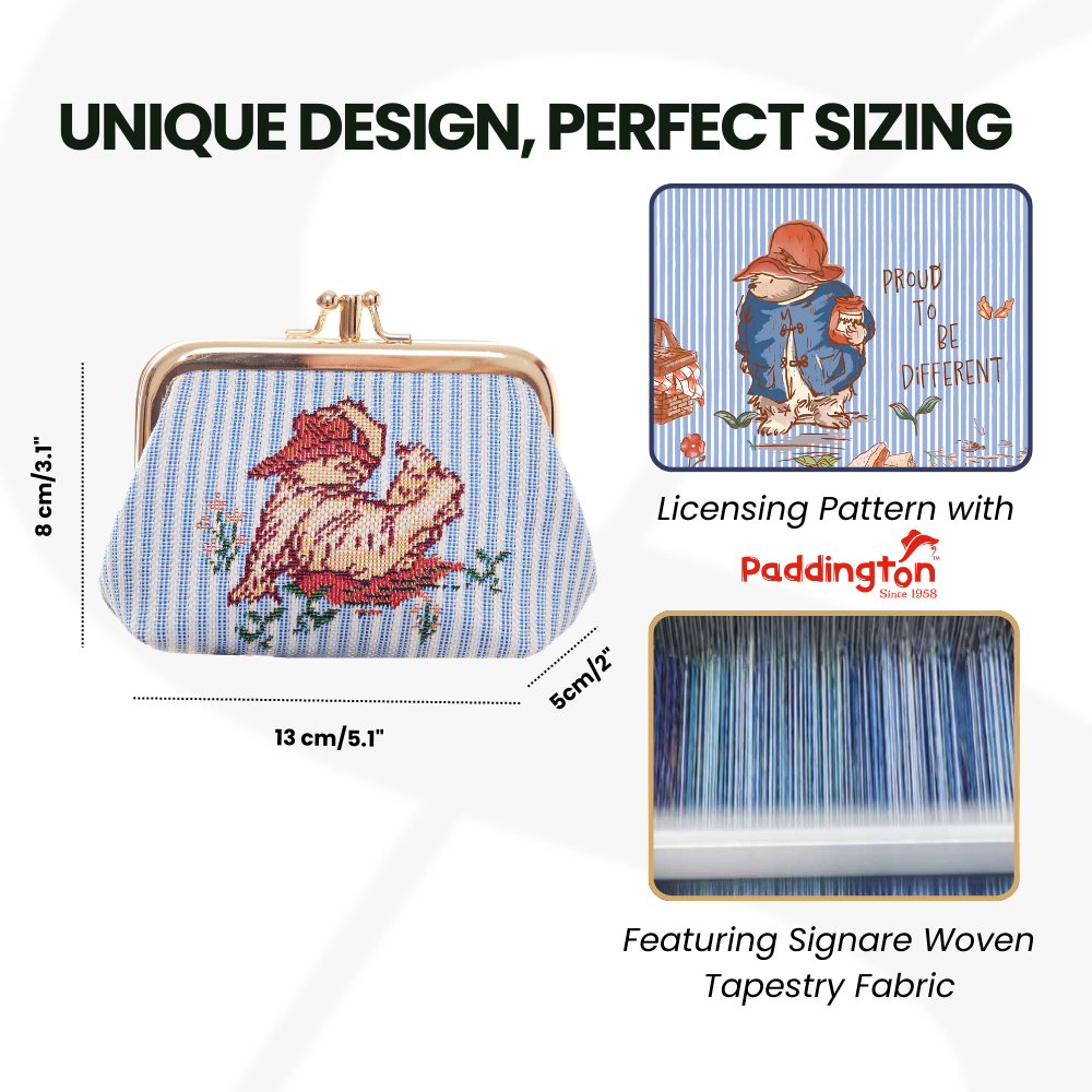 SignareArt - Wholesale Coin Purse - Women's - FRMP-PADD-CMM | Paddington Classic Marmalade Coin Clasp Frame Purse2