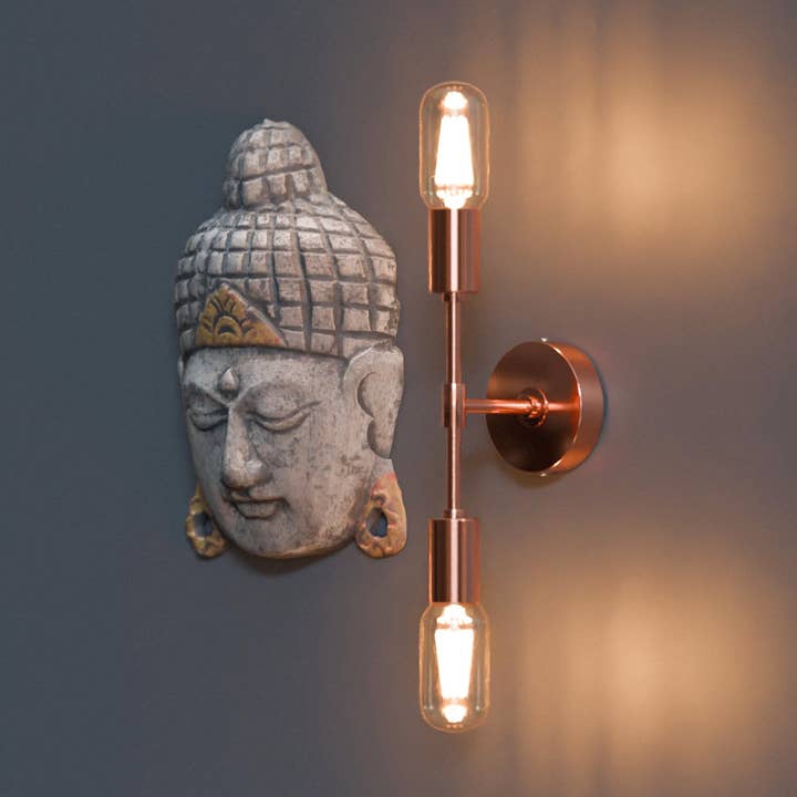 Ledsone - Vente Appliques - Applique Murale Moderne Minimaliste à 2 Lumières pour Salle de Bain~559313