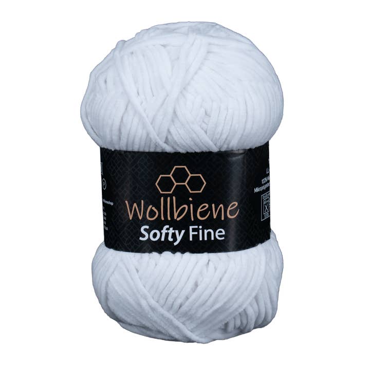 Wollbiene - Wholesale Knitting/Crochet Supplies - Wool Bee Softy Fine Chenille Wool 100g