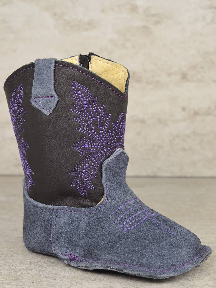 420 PURPLE, SOFT BABY BOOTS for wholesale by RedHawk Boot Co.