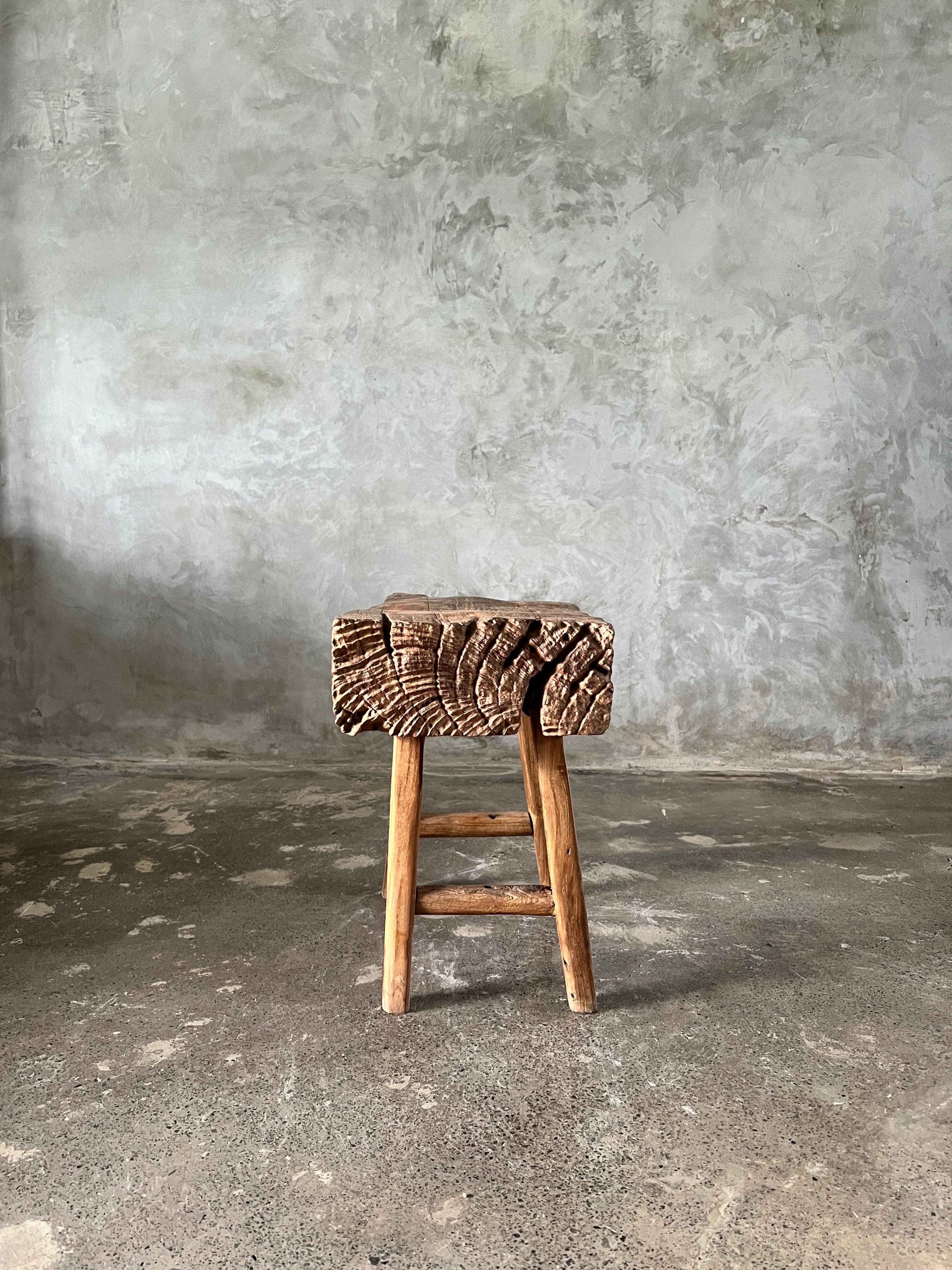 Office Objets - Wholesale Bench - Small organic bench in blonde Asian teak with four legs - Sepuluh12