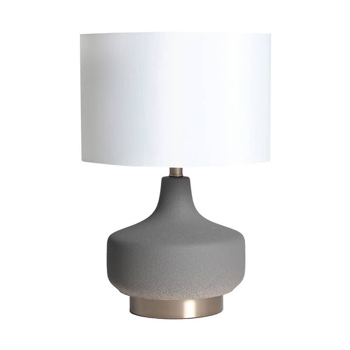 Ceramic table lamp in gray color, 40x40x57 for wholesale by Kodu