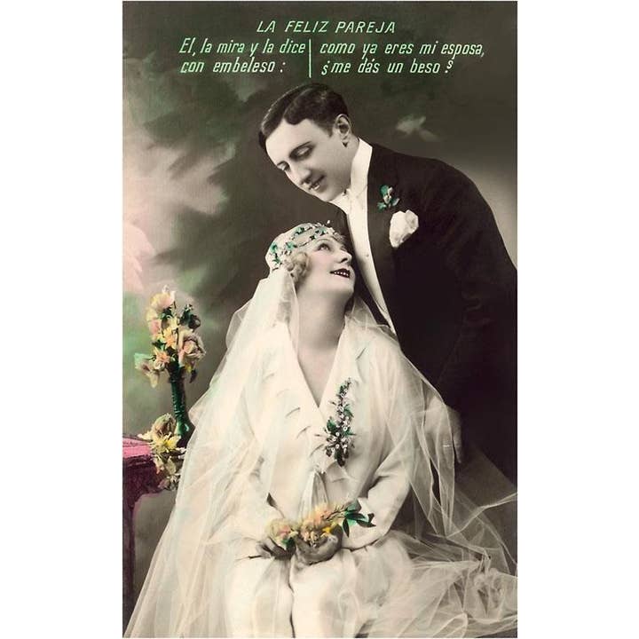 Found Image Press - Wholesale Sticker - Sticker LO-19 La Feliz Pareja