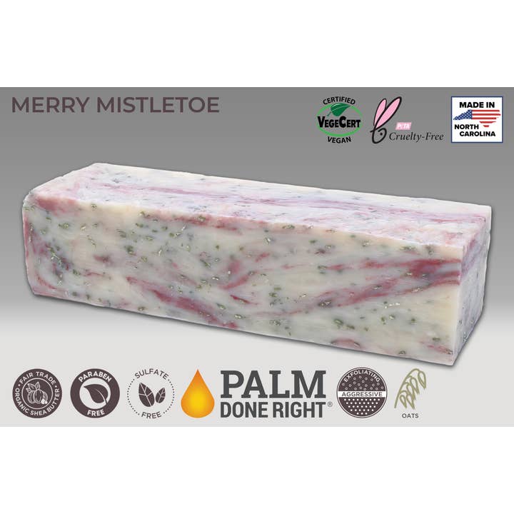 Adams Handmade Soap - Wholesale Bar Soap - Merry Mistletoe Soap1