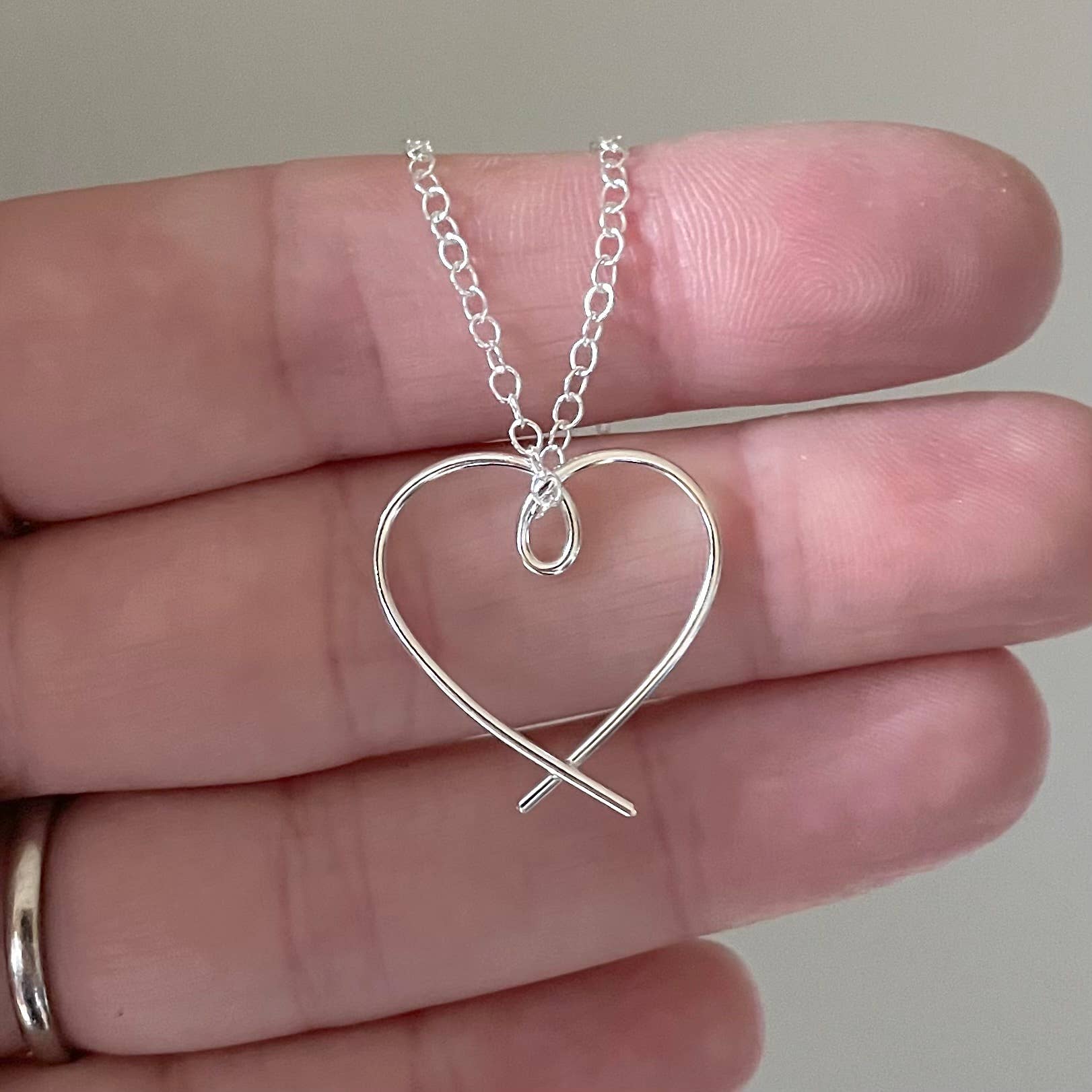 Verve Jewellery – wholesale Jewellery set – Sterling silver heart jewellery set2