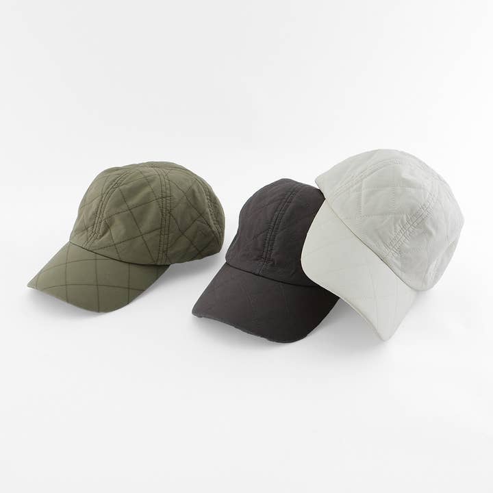 Afslappet quiltet kasket til voksne for engroshandel hos shesay