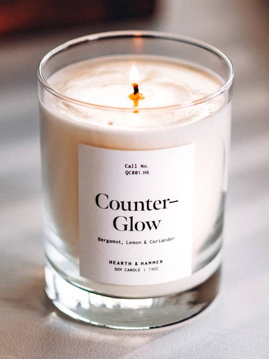 Counterglow Catalogue Literary Candle for wholesale by Hearth & Hammer