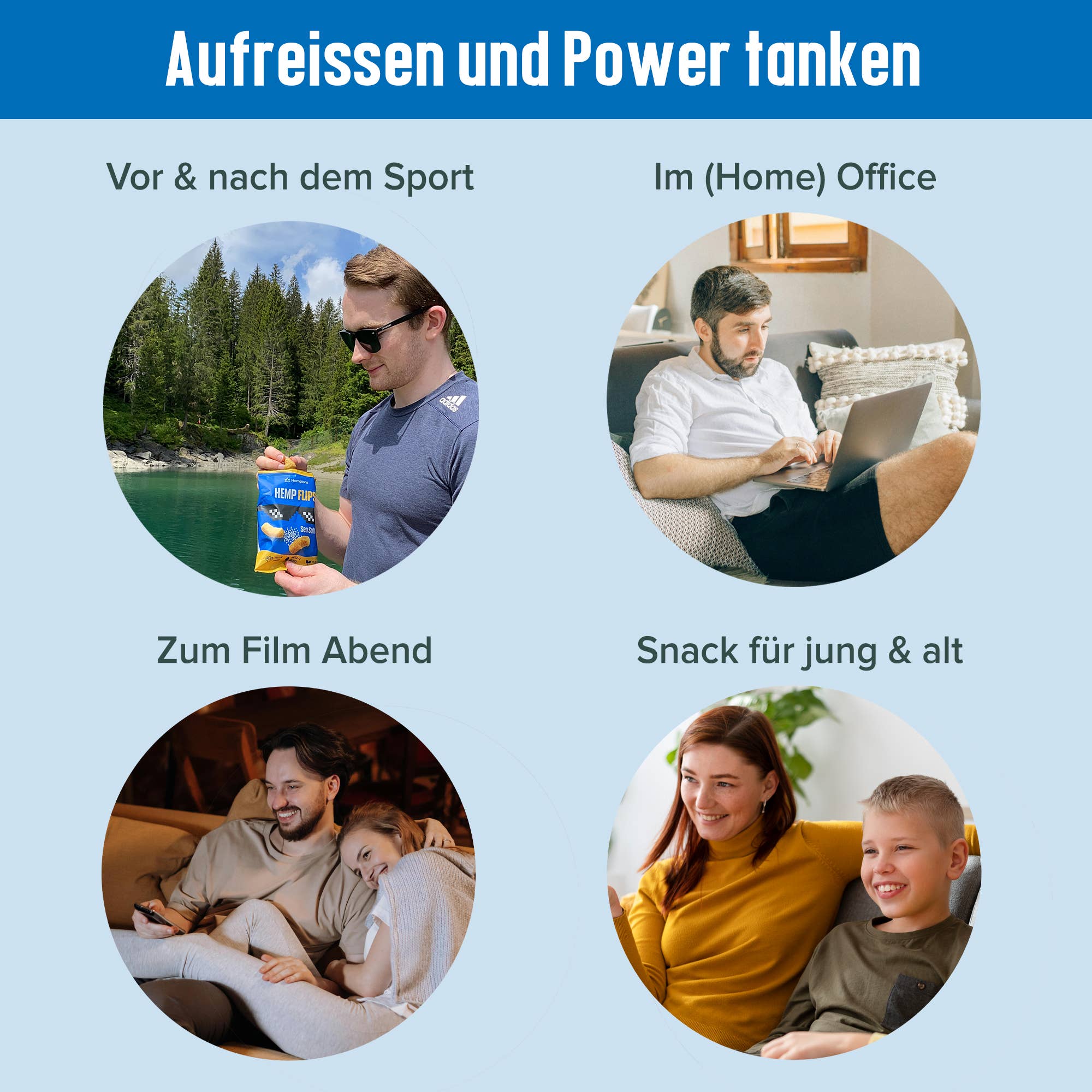 Hempions - Wholesale Puffed Snack - Organic Hemp Flips Sea Salt, 30 g – Gluten-Free Hemp Snack5