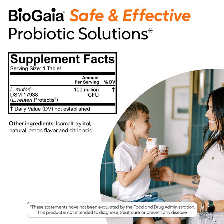 BioGaia USA - Wholesale Oral Supplement/Vitamin - BioGaia Protectis KIDS Chewable Tablets7