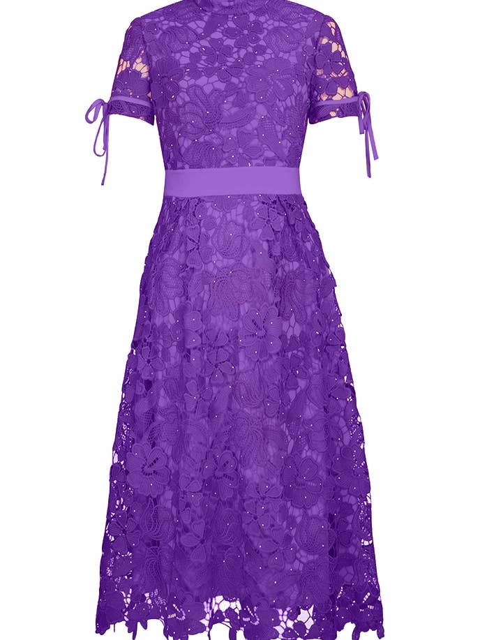 Chic Star Rhinestone blondekjole i lilla 030824 for engroshandel hos CHIC STAR