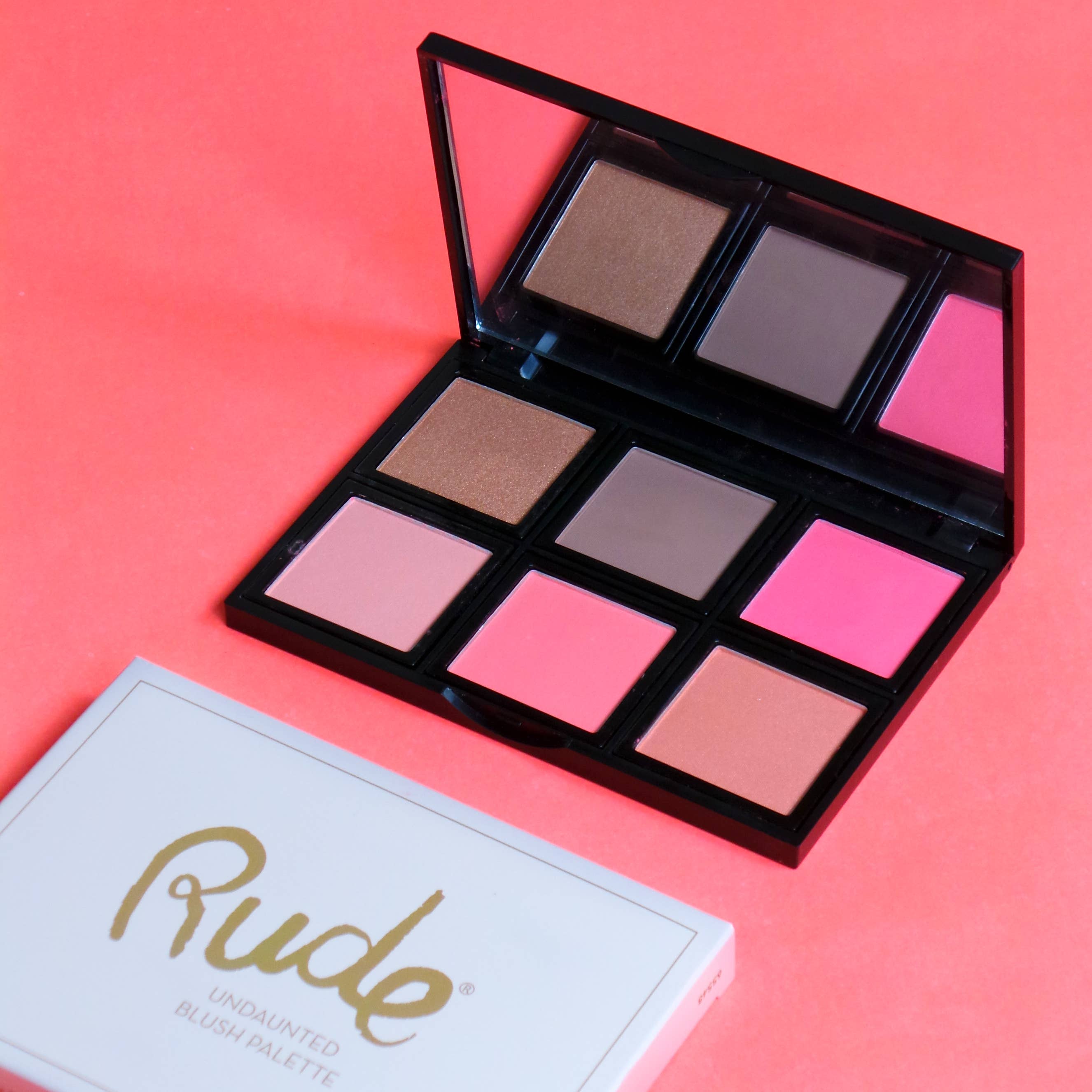 Rude Cosmetics – Blush por atacado – Paleta de Blush Undaunted da Rude Cosmetics1