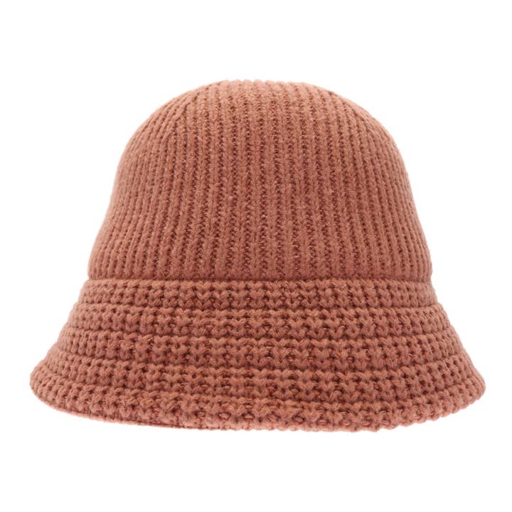 C.C Beanie - Wholesale Bucket Hat - Women's - Knitted Cloche C.C Bucket Hat BK38233