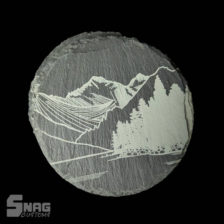 Snag Customs - Wholesale Coasters - Laser Engraved Slate Coasters
