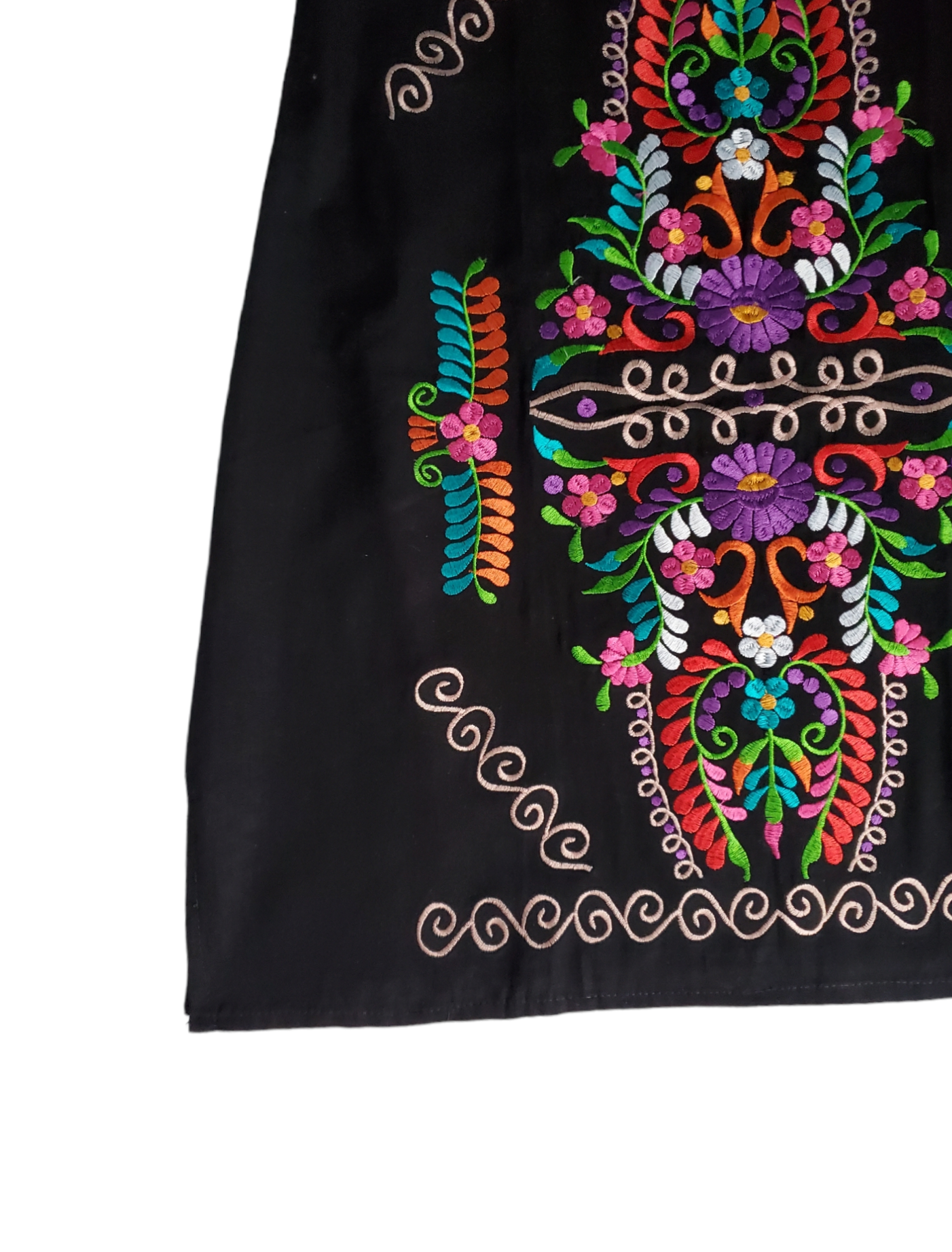 Puerta21 – wholesale Dress – Women's – Oaxacan Dress Mexican Embroidered Dress from Oaxaca Mexico3