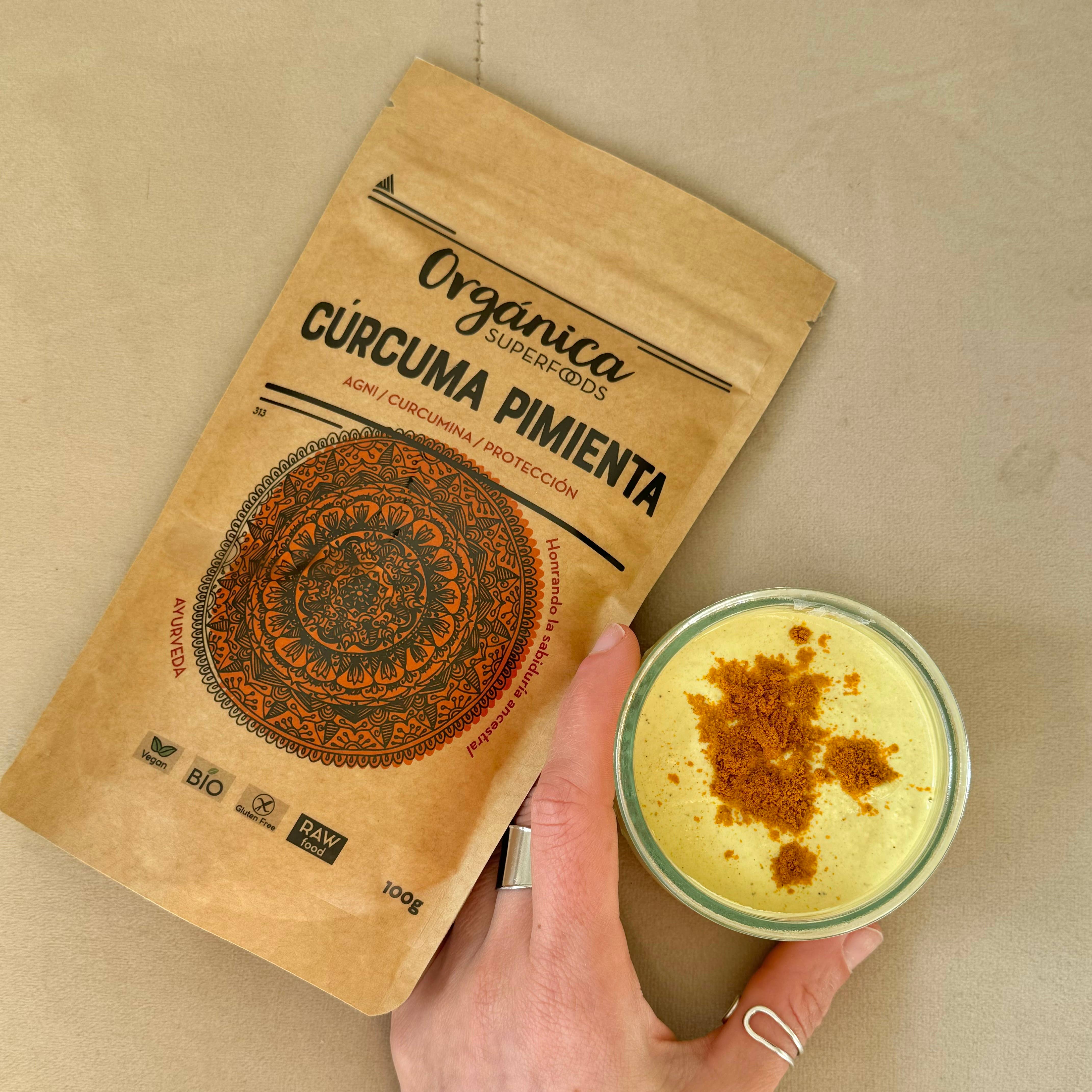 Orgánica Superfoods SL - Wholesale Dried Spice - Organic Turmeric and Black Pepper Powder - 100g2