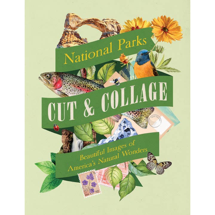 Insight Editions - Wholesale Coloring Book - Adult - Cut and Collage National Parks