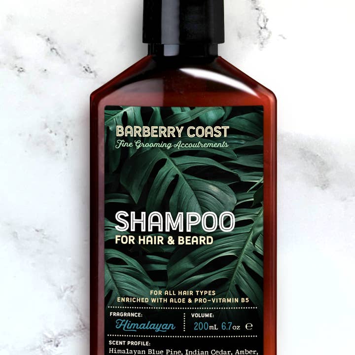 Shampoo for Hair & Beard for wholesale by Barberry Coast Fine Grooming Accoutrements