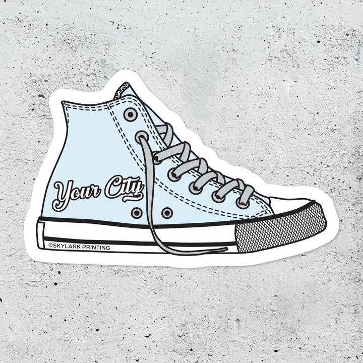 Skylark Printing - Wholesale Sticker - Custom Vintage High Top Shoe Souvenir Sticker5