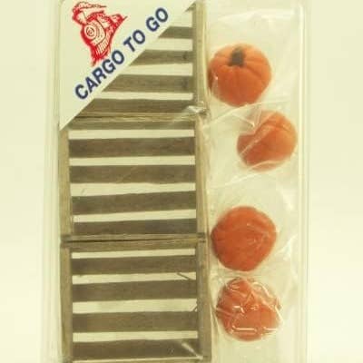 Cargo-To-Go: Vintage Fruit Crates and Pumpkin Set - 101-0914 for wholesale on Faire1