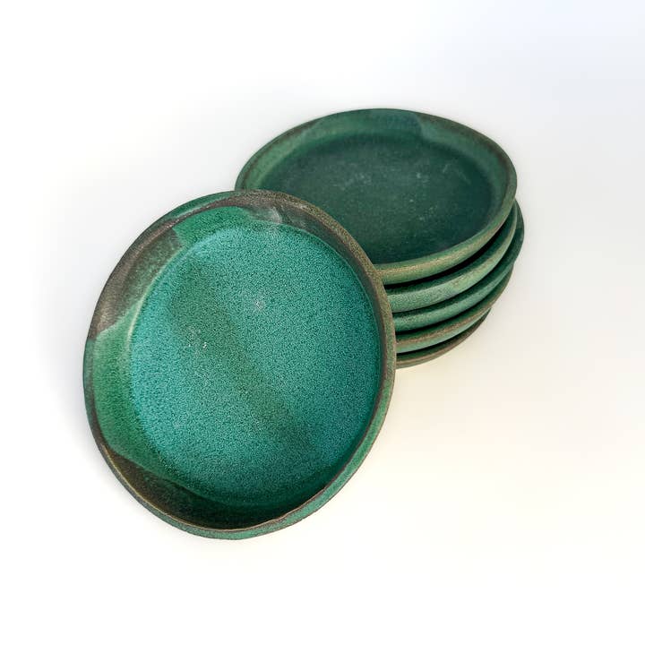 Dienblad met groene patina voor wholesale door NIKO FAR WEST