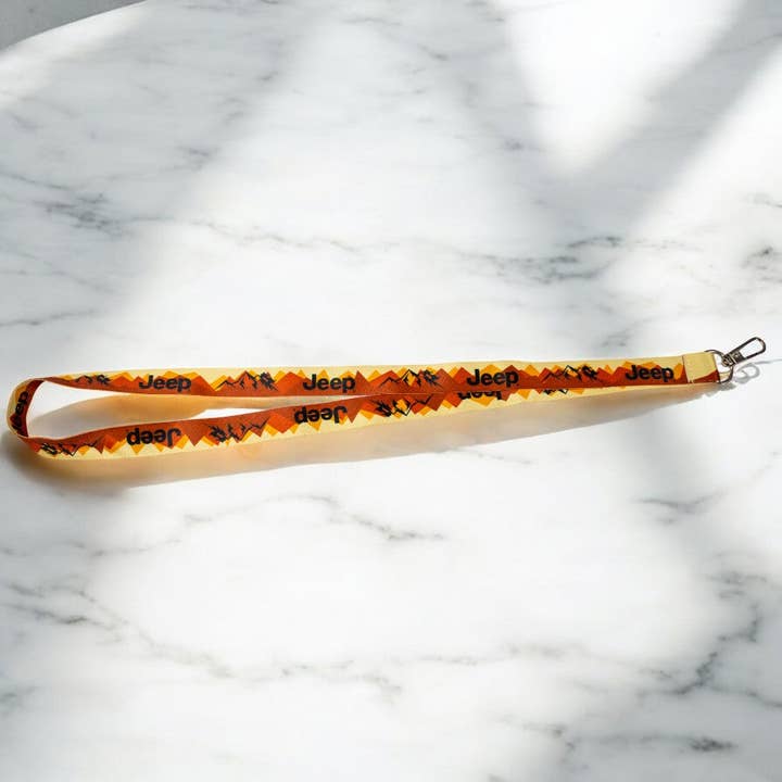 Lanyard - Jeep Mountain Sunrise for wholesale by Detroit Shirt Co.