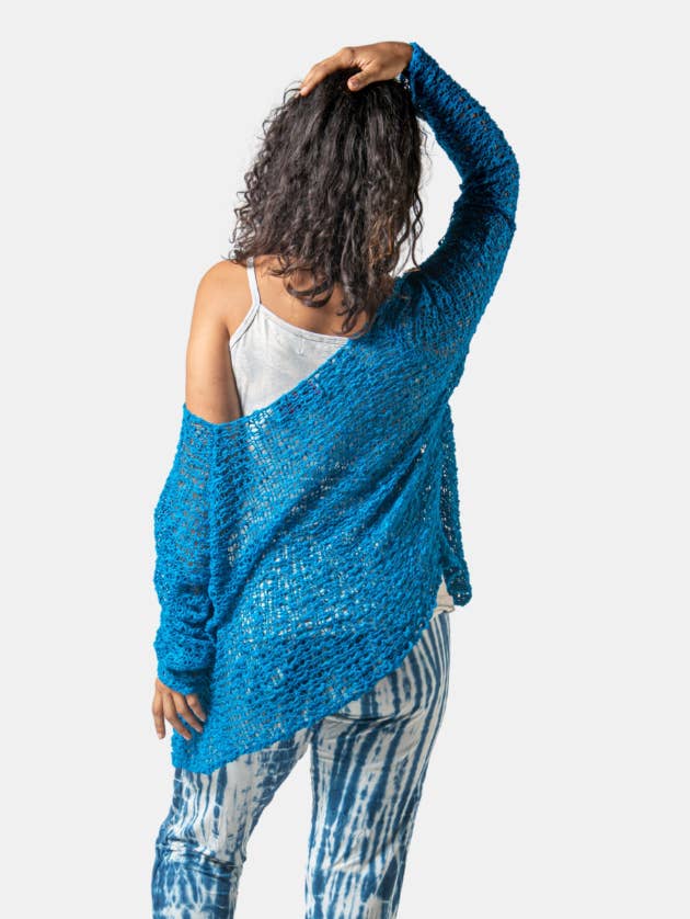 Hands To Hearts - Wholesale Tunic - Women's - Crocheted Long Sleeve Soul Warmer39