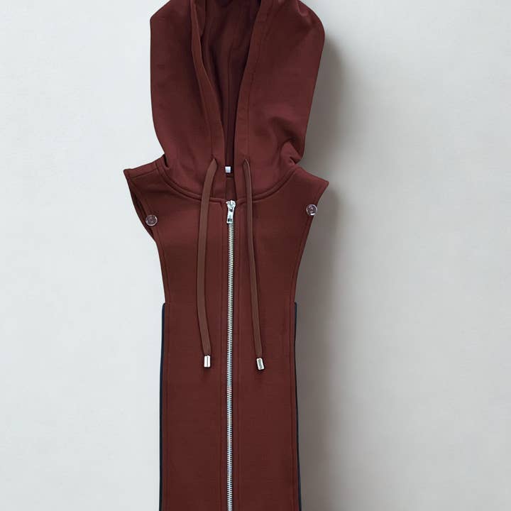 Cinnamon Lena Hood Versa Panel— Knit Hoodie for wholesale on Faire2