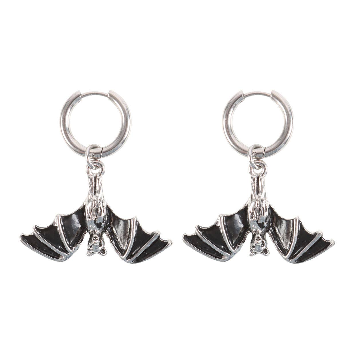 Something Different Wholesale - Wholesale Dangle Earrings - Gothic Halloween Hanging Bat Earrings2