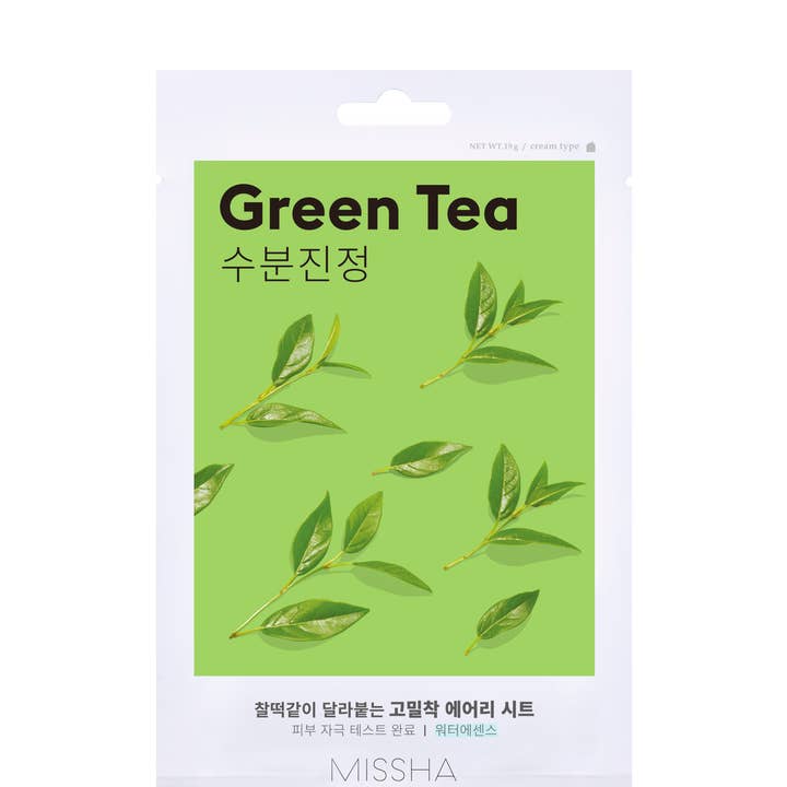 MISSHA airy fit sheet mask med grönt te MS200727 för wholesale av TRENDING CORPORATE