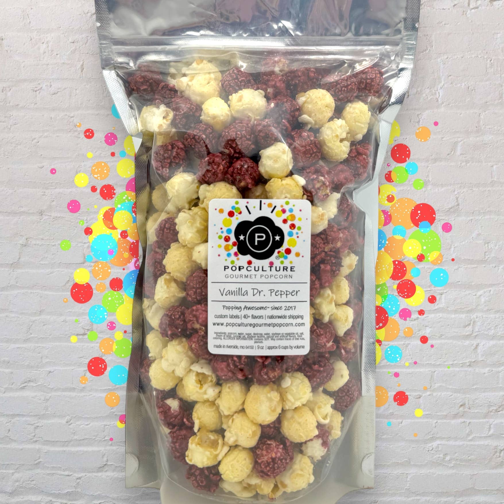 Popculture Gourmet Popcorn - Wholesale Popcorn - Dr. Pepper with Vanilla1