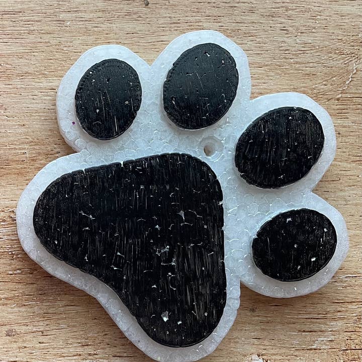 Paw Print Freshie for wholesale by Painted Feather Scents