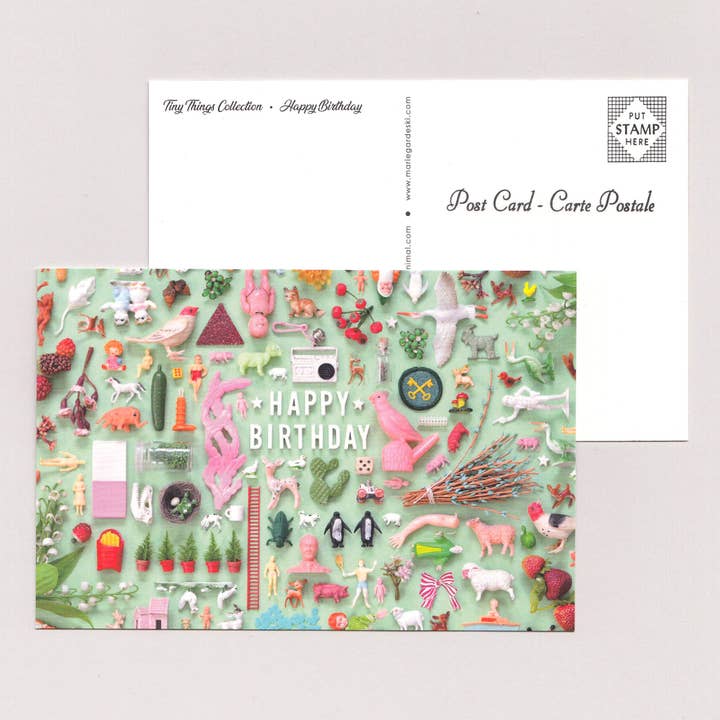 Imaginary Animal - Wholesale Birthday Card - Tiny Things Birthday Collection Greeting Card or Postcard