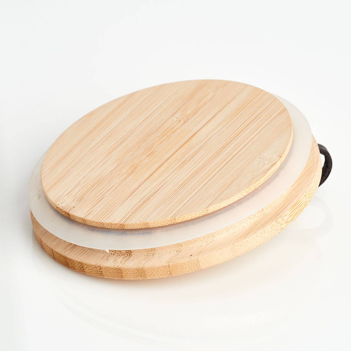 transparent Förvaringsburk med bambulock, 880 ml för wholesale på Faire2