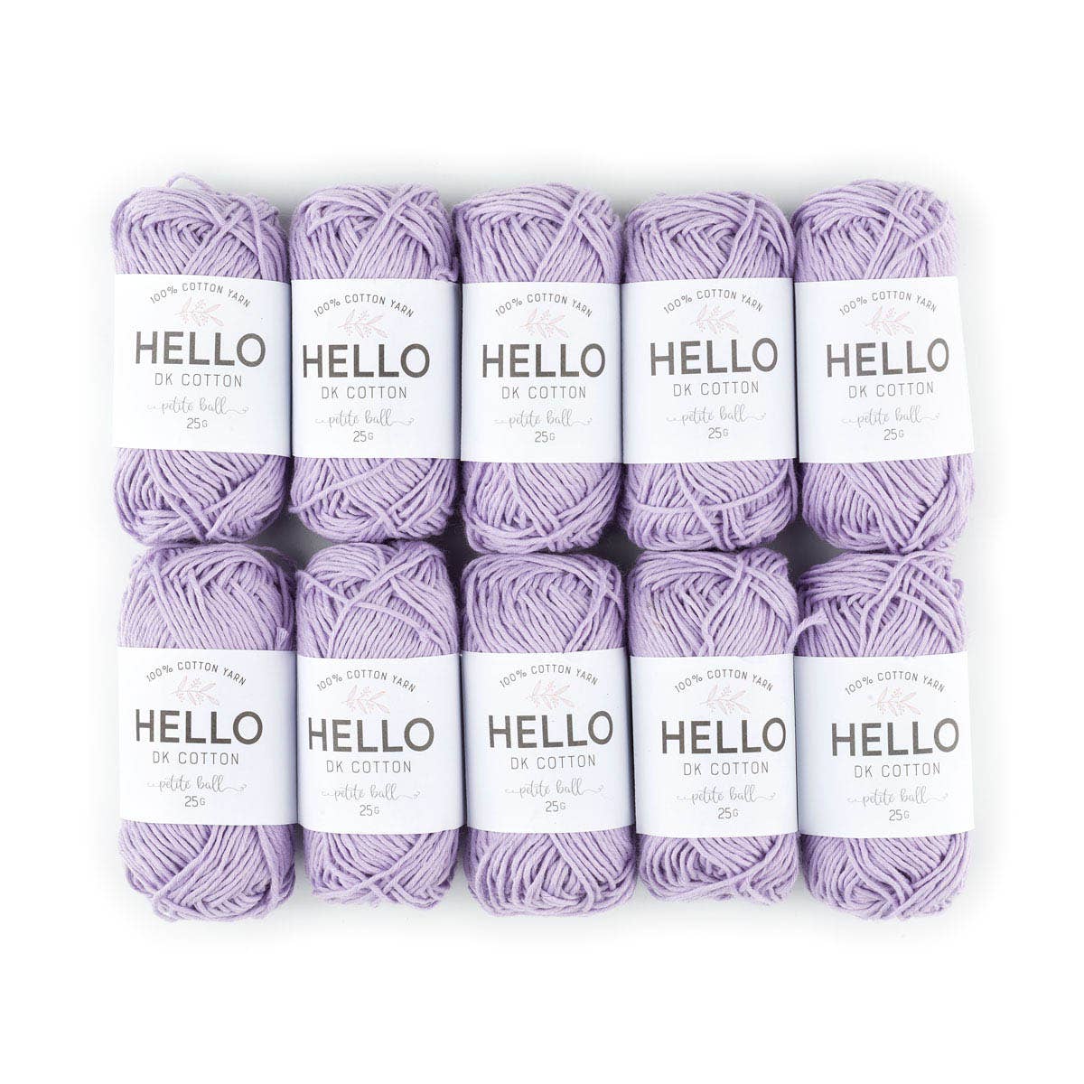 Creative World of Crafts – wholesale Garn – HEJ 100% bomull 25g Amigurumi garn förpackning med 10 bollar38