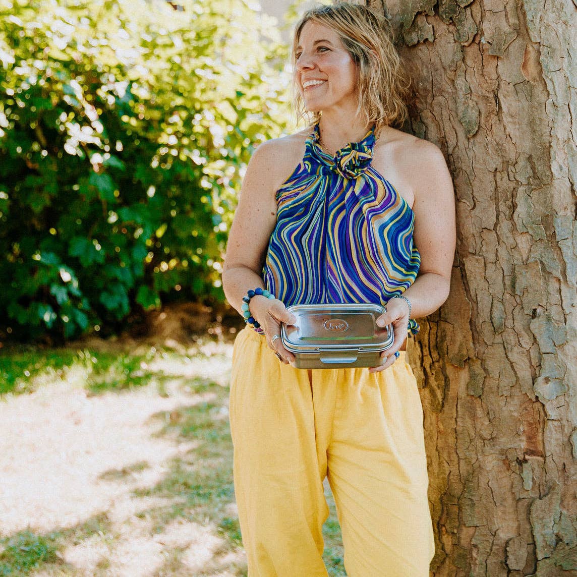 Elephant Box - Vente Sac/boîte repas - Boîte à déjeuner en acier inoxydable Clip & Seal - Petite / Moyenne5