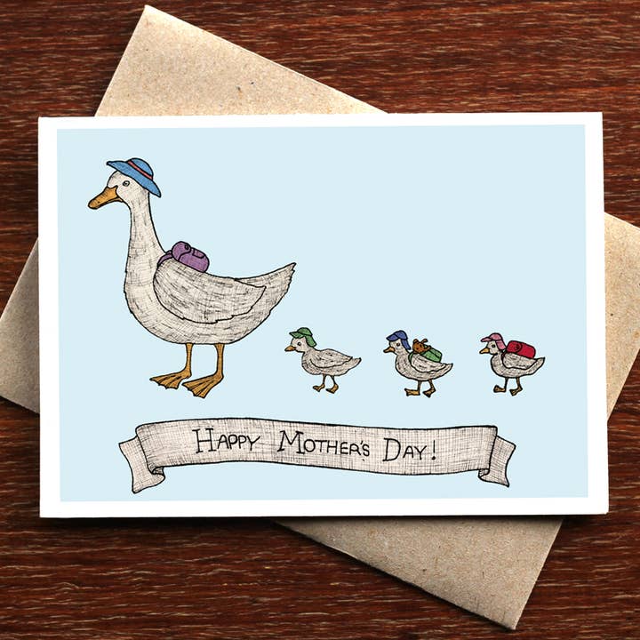 Mother's Day Duck - Greeting Card for wholesale by The Nonsense Maker
