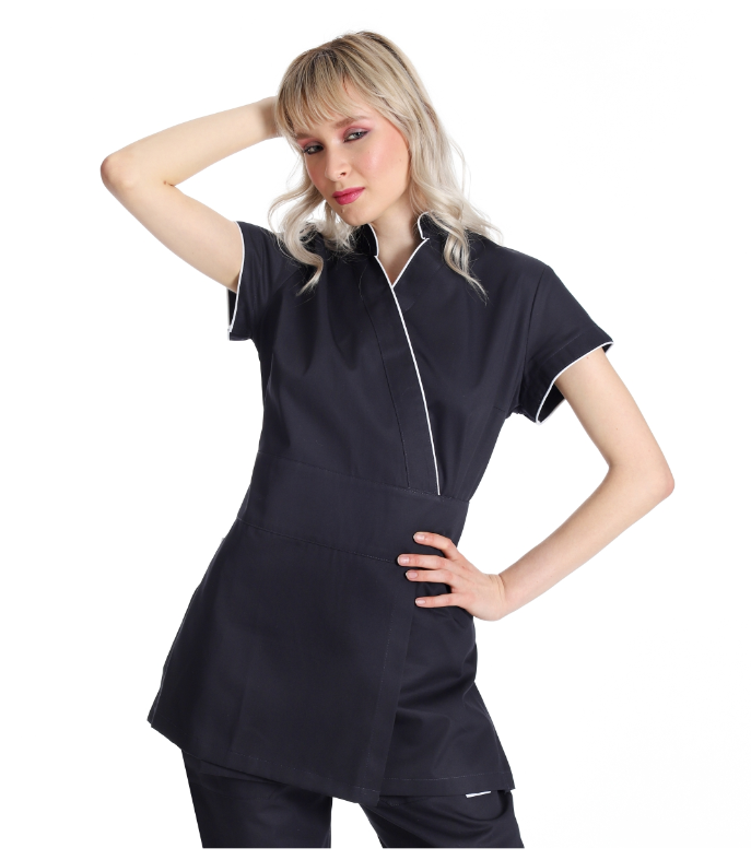 West Rose abbigliamento professionale - Wholesale Kimono - Women's - JASMINE BLACK WORK KIMONO0