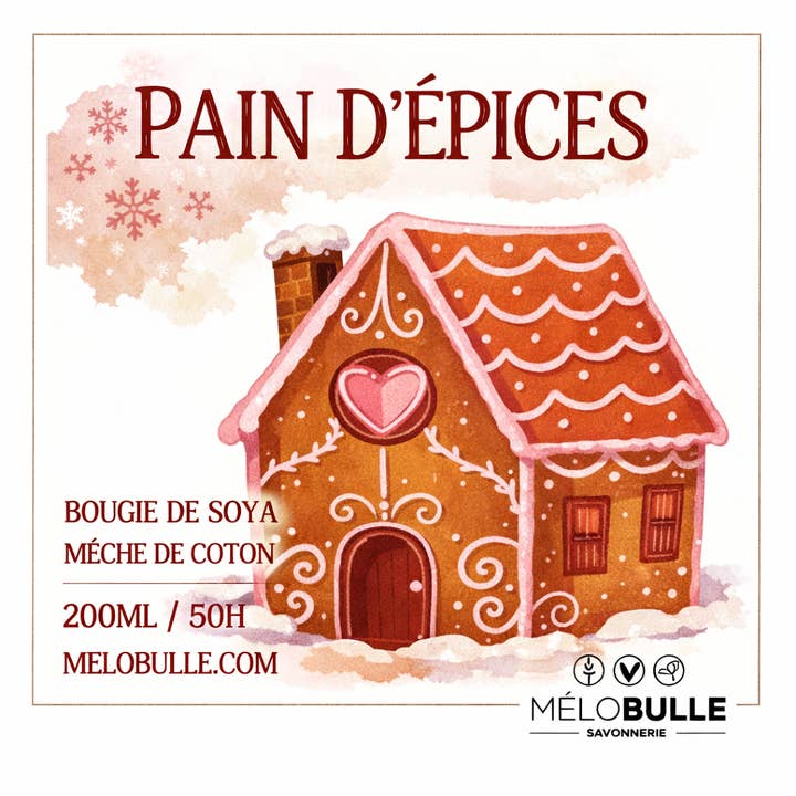 Chandelle Melobulle pain d’épices for wholesale by Création cocolyly inc.