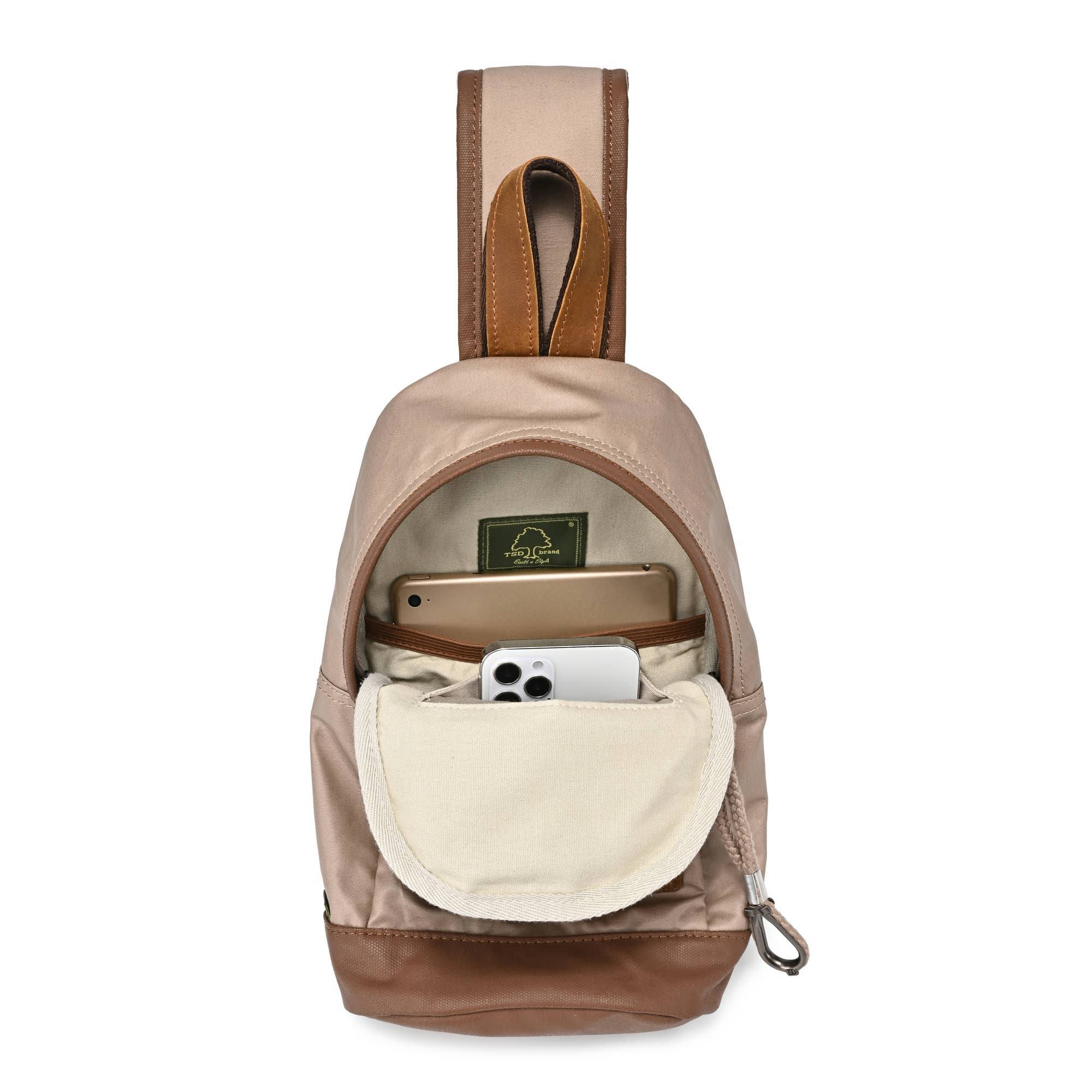 TSD Brand – Engroshandel Crossbodytaske - Dame – Urban Light Coated lærred slynge taske43