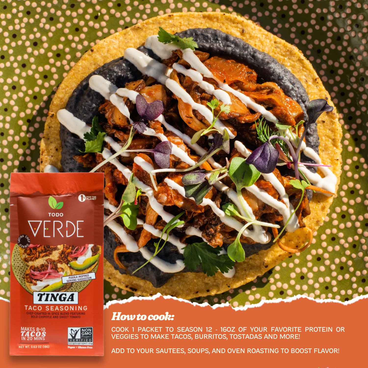 Todo Verde – Großhandel Gewürzmischungen – Tinga Würzige Taco-Gewürzmischung – 12er Pack3