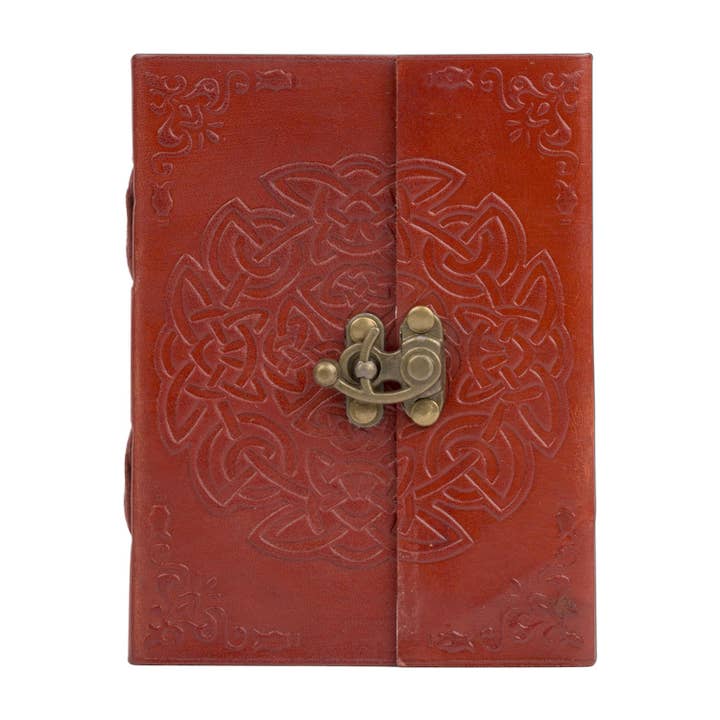 Ten Thousand Villages - Wholesale Journal/Diary - Endless Knot Leather Journal1