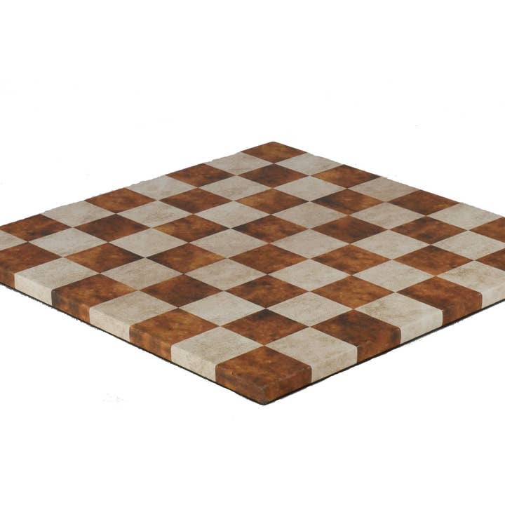 Chess Board - 14.5" Faux Leather Chess Board for wholesale by WorldWise Imports