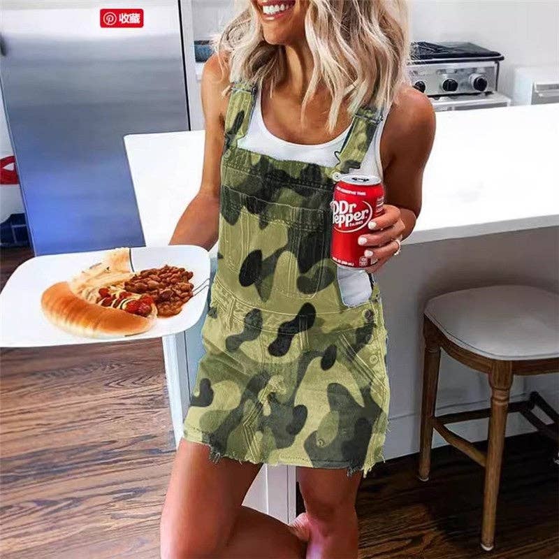 kycozy - Wholesale Overalls - Women's - Stylish Versatile Denim Overall Skirt2