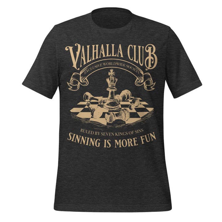 MagicMerchEmporium - Wholesale Screen Printed T-Shirt - Unisex - Valhalla Club Tee5