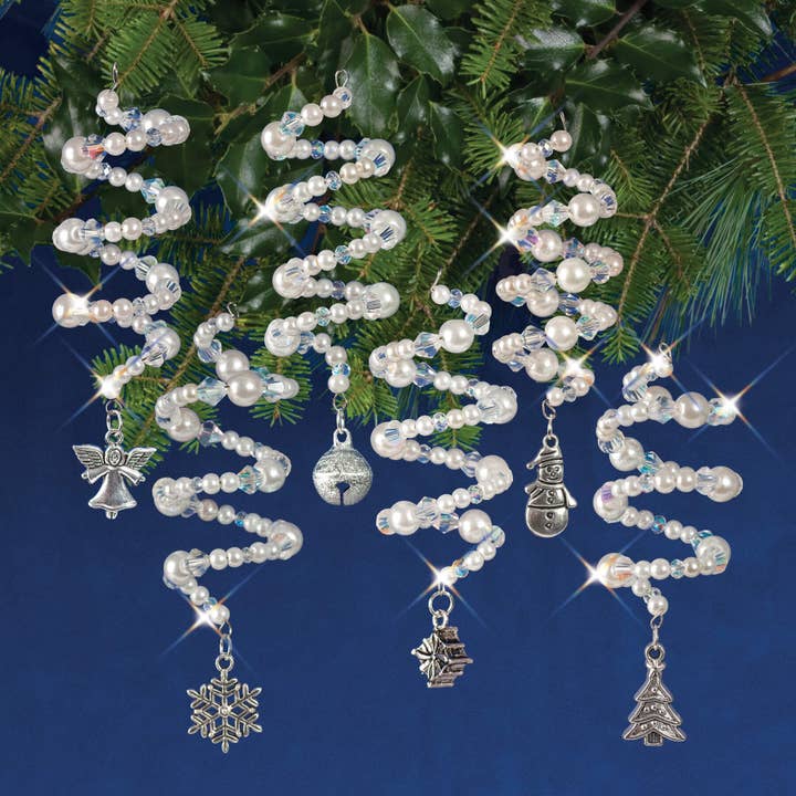 Nostalgic Christmas™ prydnadsset - Silver Charmers för wholesale av Solid Oak